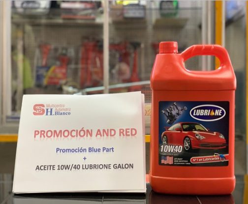Promoción And Blue Parts + Aceite 10w40 Galón
