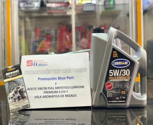 Promoción and Blue Parts